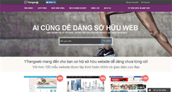 Desktop Screenshot of 1trangweb.com